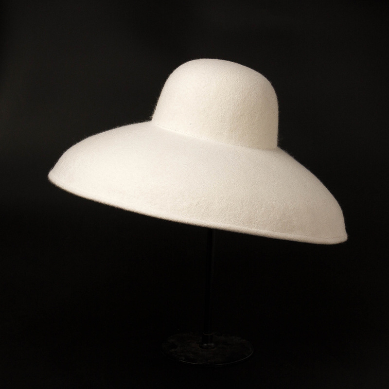 Hat Floppy Wide - Cappello classico in feltro di lana