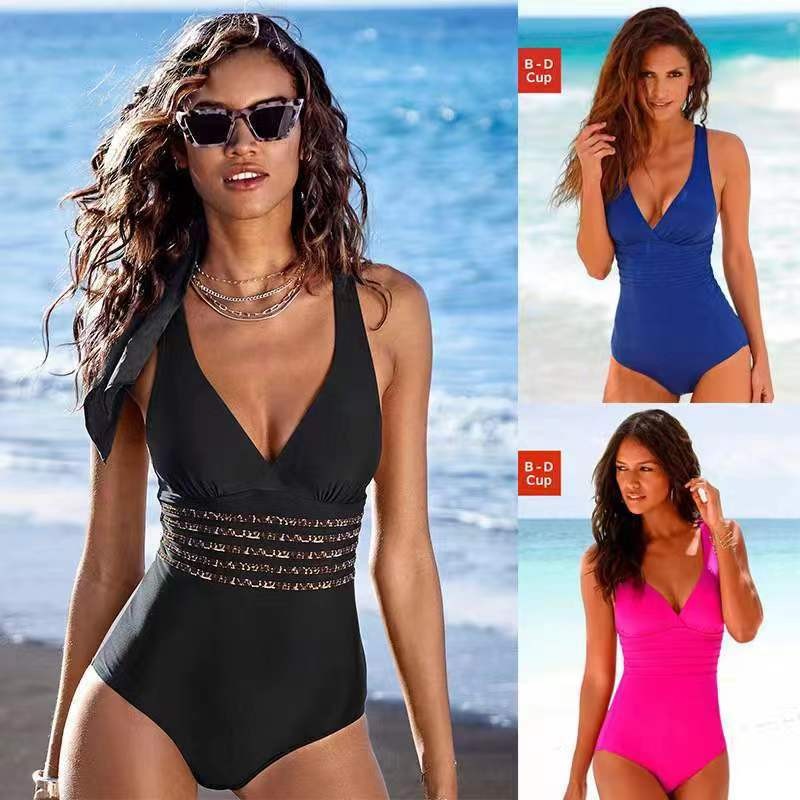 Swimsuit Bikini Ruched - Costume da bagno da donna Tankini