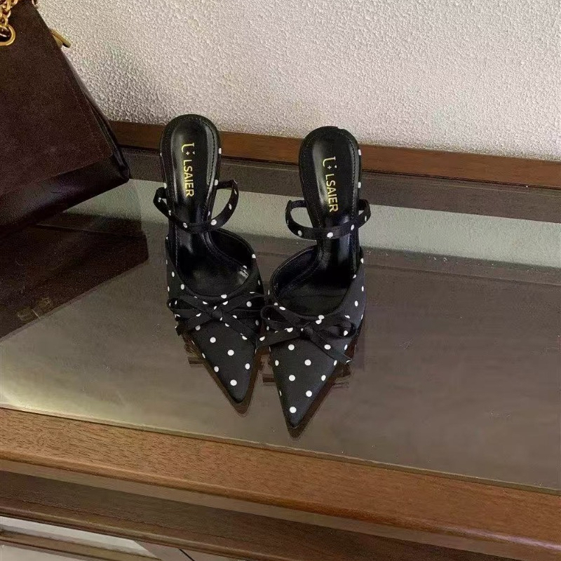 Sandal Strappy Heeled - Nuovi Sandali Estivi Francesi a Pois