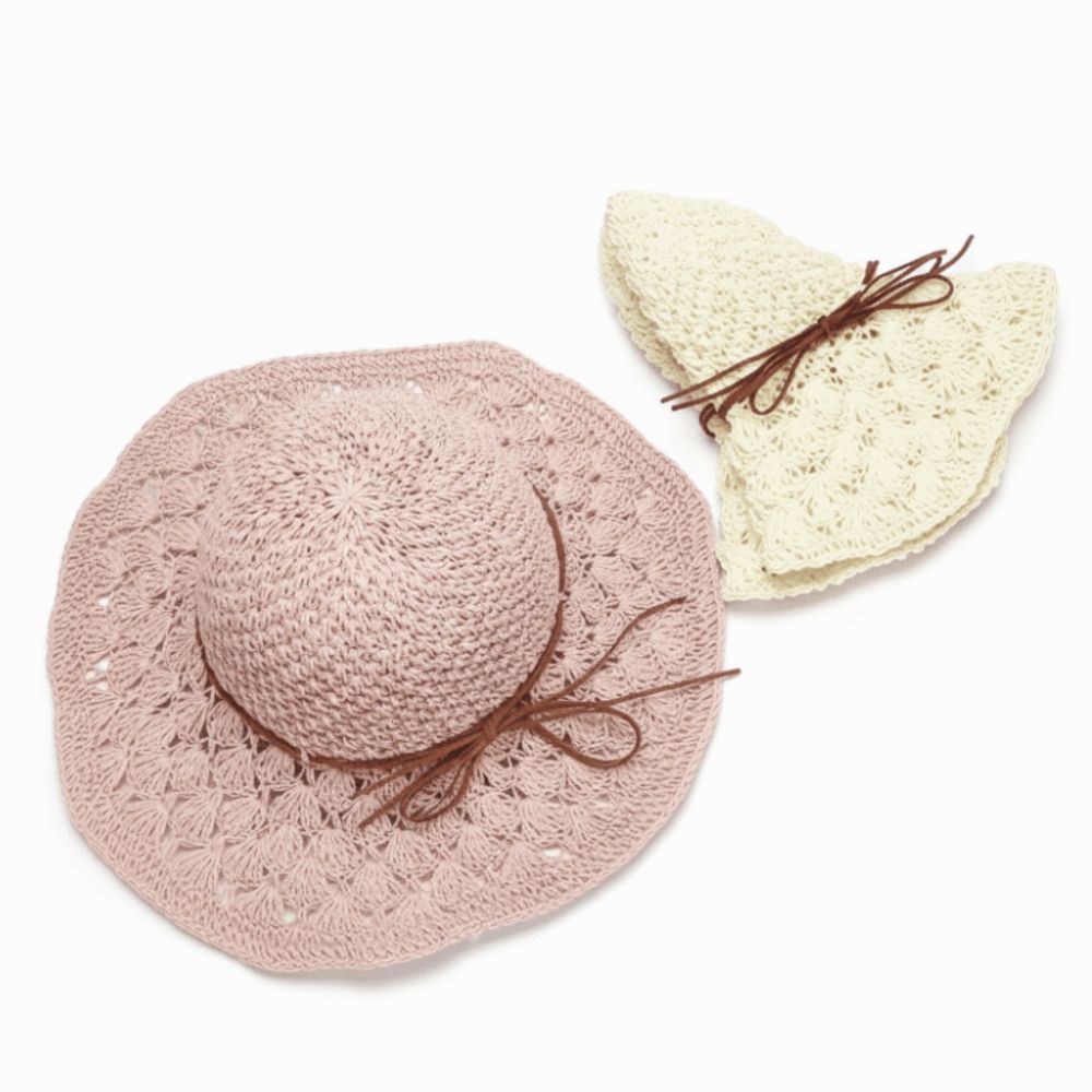 Hat Floppy Wide - Cappello di Paglia Lavorato a Mano