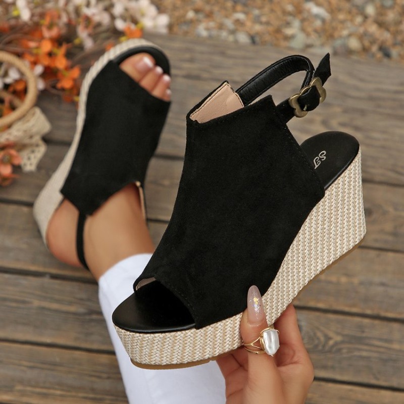 Wedge Espadrille Women - Sandali Donna Estivi con Zeppa e
