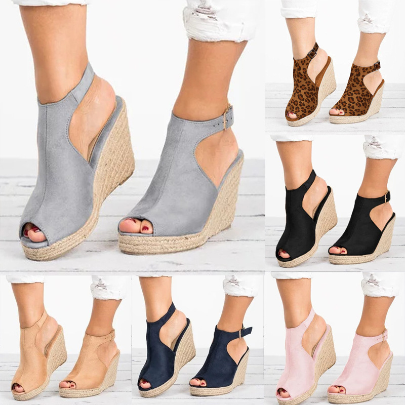 Wedge Espadrille Women - Sandali con tacco da donna Estate