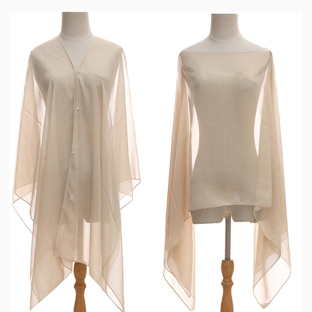 Cover Up Kaftan - Sciarpa scialle tinta unita moda lusso