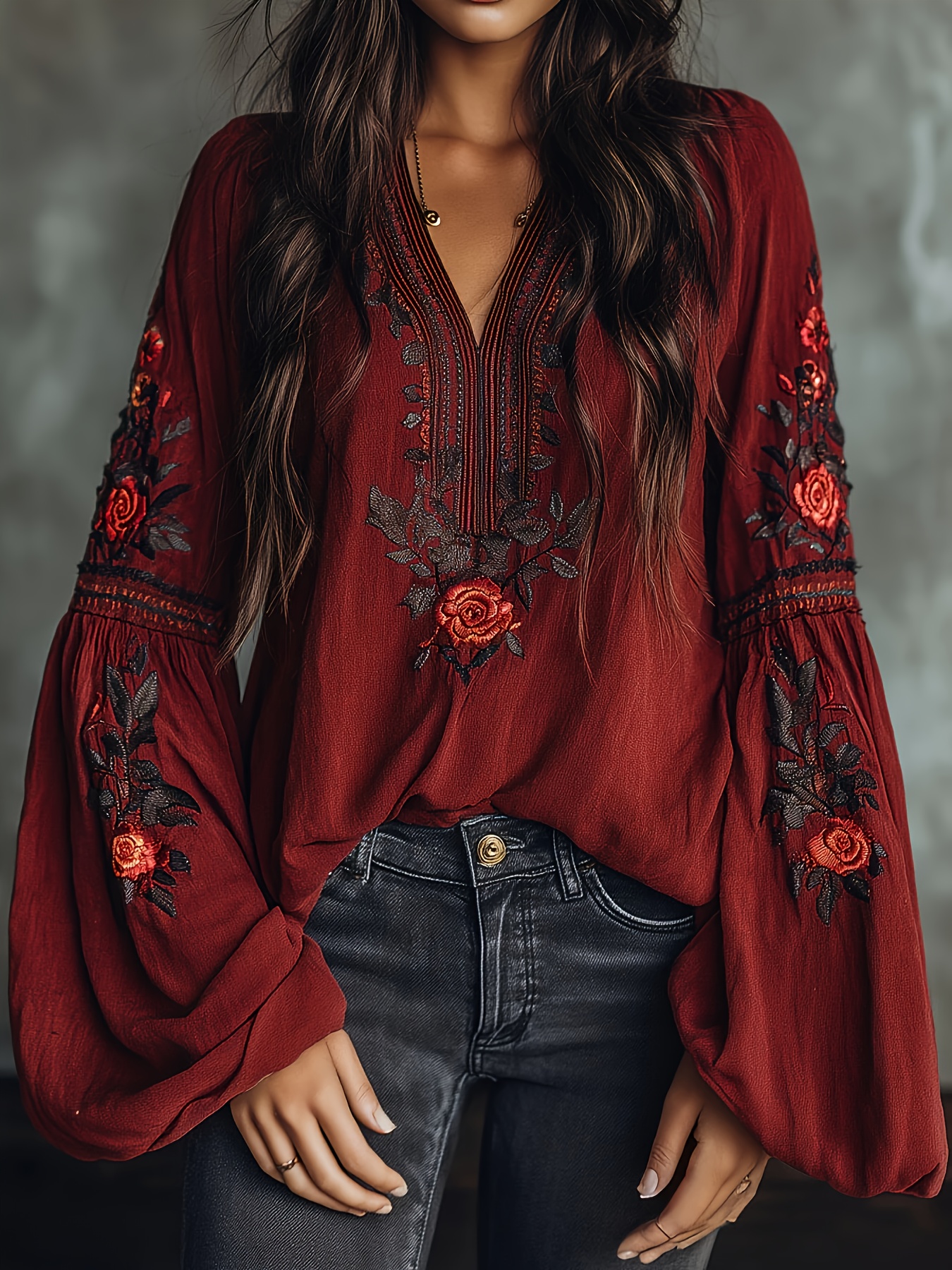 Blouse Off Shoulder - Camicetta primaverile da donna, camicia retrò