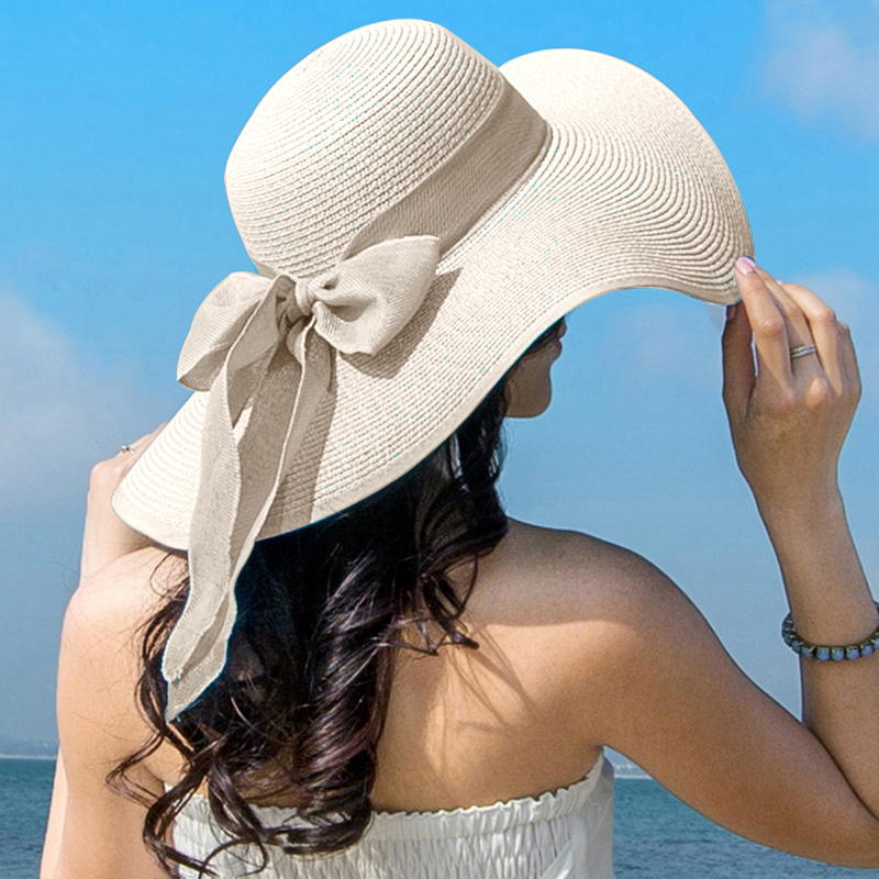 Hat Floppy Wide - Cappello Estivo da Donna in Paglia