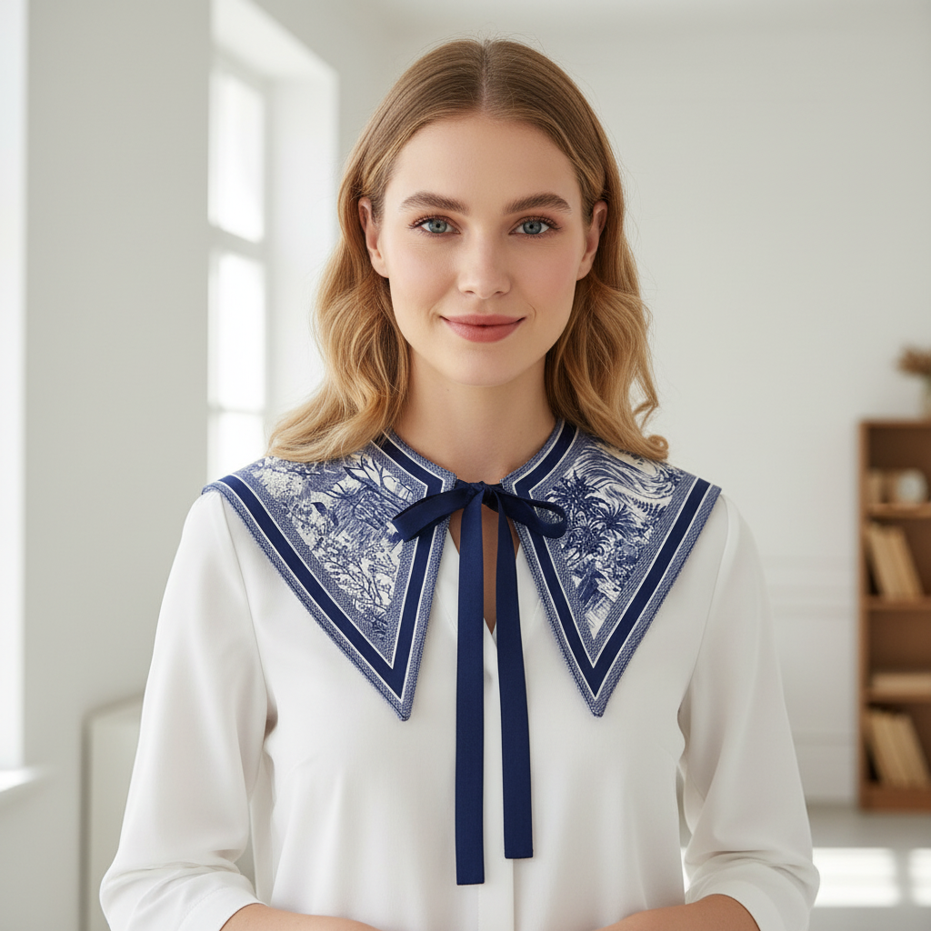 Blouse Off Shoulder - Collare Finto Staccabile alla Moda con