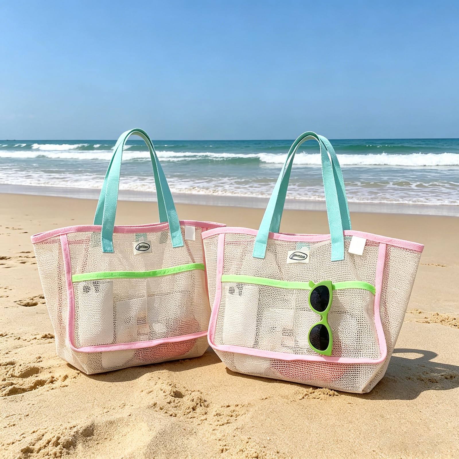 Tote Bag Beach - Borse da Spiaggia per Donne, Borsa