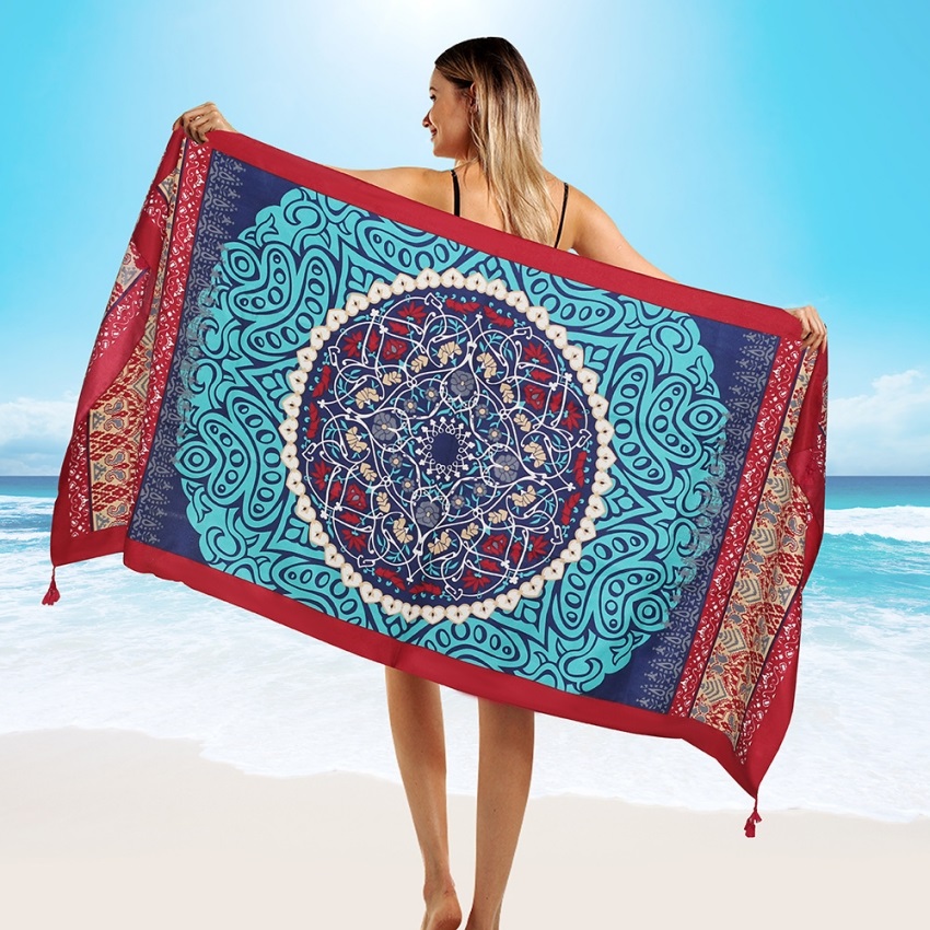 Cover Up Kaftan - 2018 Nuovo 90x180 cm Twill di
