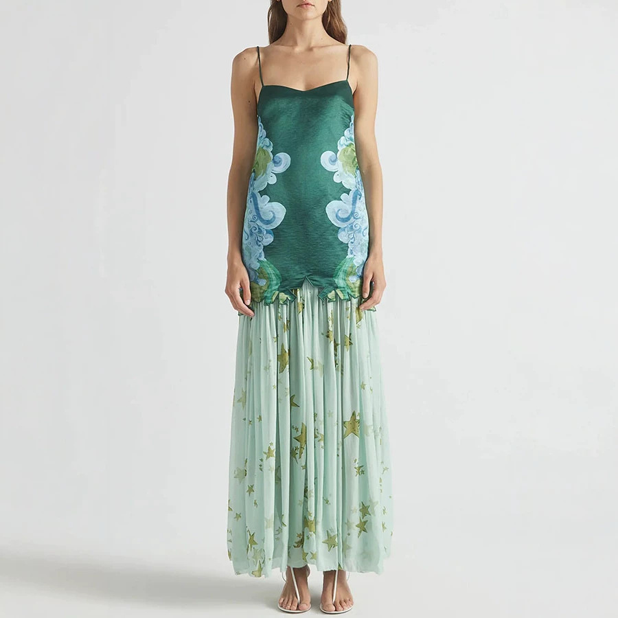 Midi Skirt Floral - Completo gonna due pezzi da donna