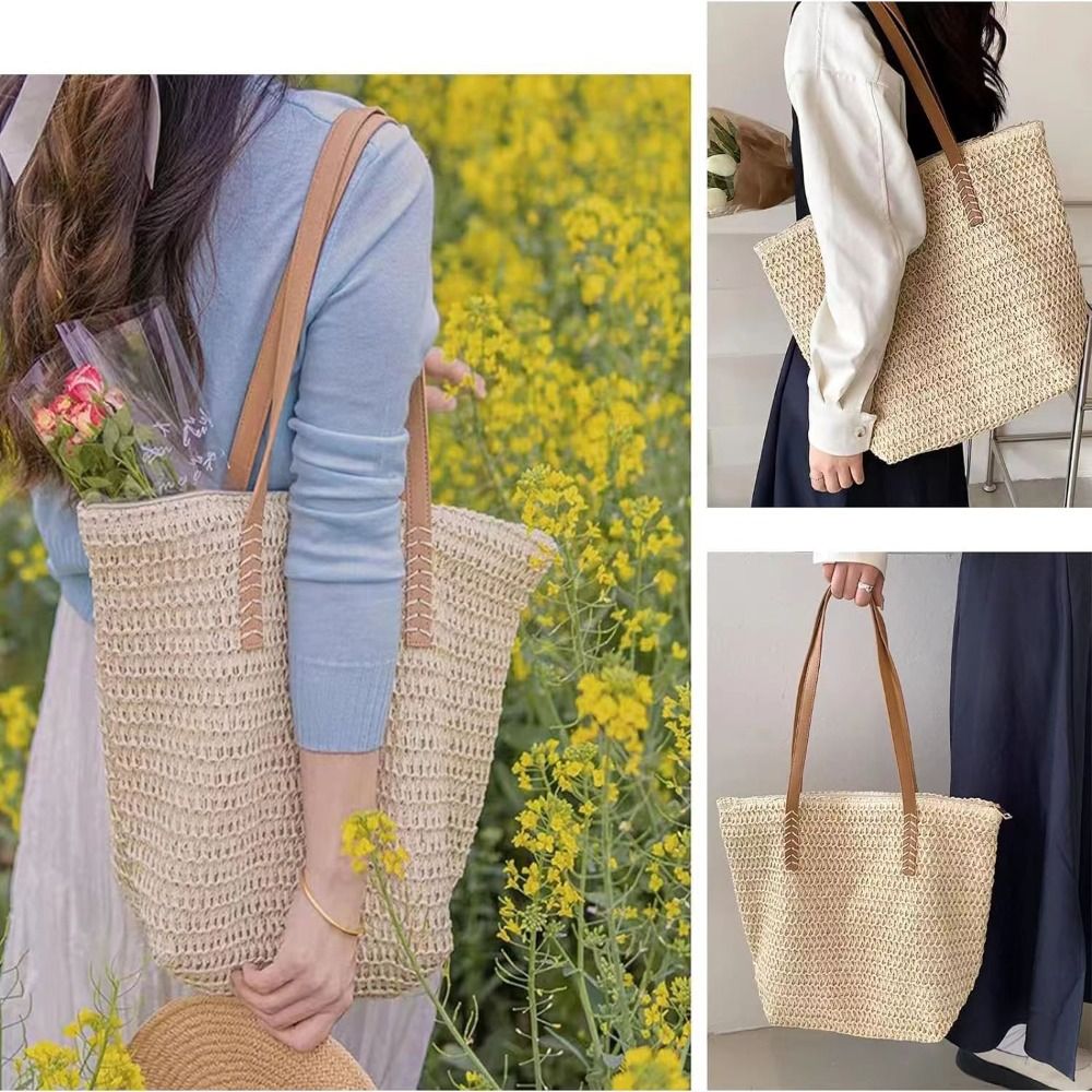 Borsa Tote in Paglia Intreccia - Tote Bag Beach recensione e prezzo