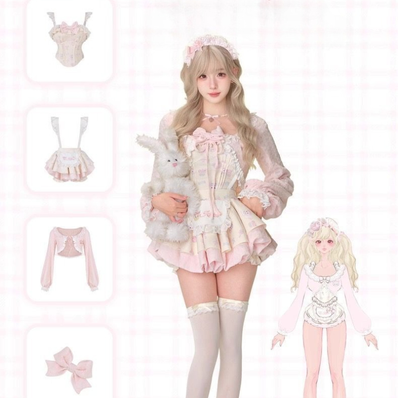 Set da 3 pezzi stile dolce Lol - Crop Top Crochet recensione e prezzo