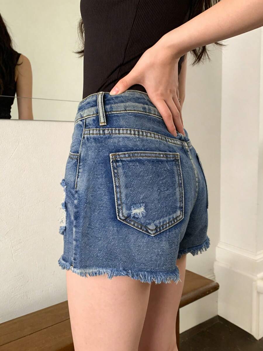 Shorts in denim da donna a vit - Shorts Denim Frayed recensione e prezzo
