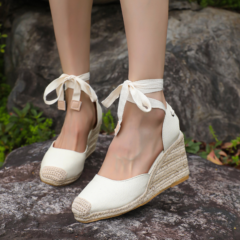Sandali con Zeppa da Donna, Mo - Wedge Espadrille Women recensione e prezzo