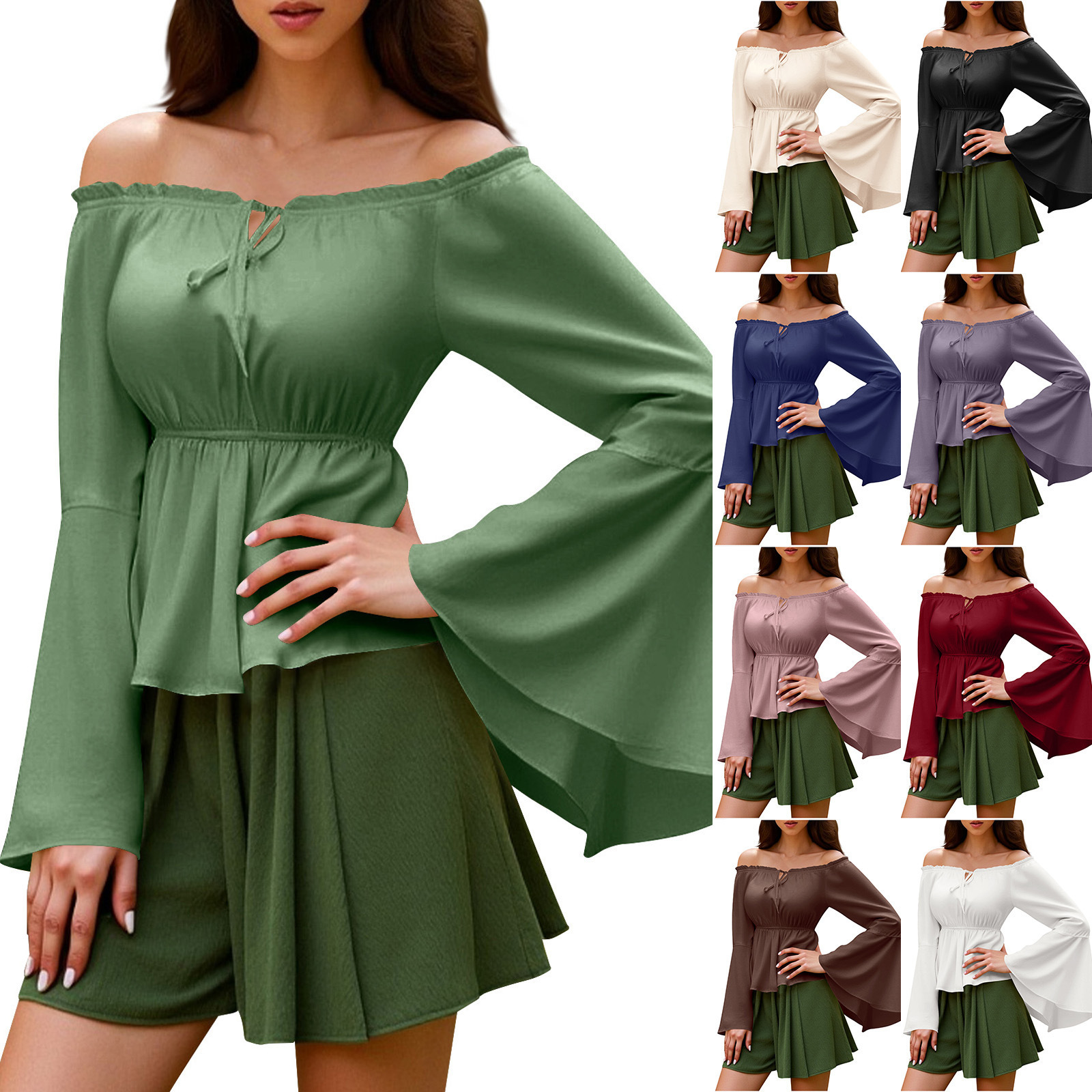 Camicetta da donna gotica rina - Blouse Off Shoulder recensione e prezzo