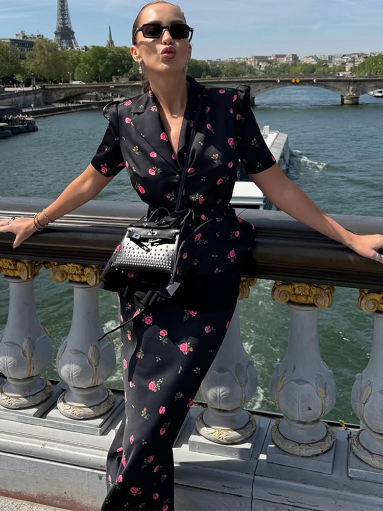 Completo coordinato gonna e bl - Midi Skirt Floral recensione e prezzo