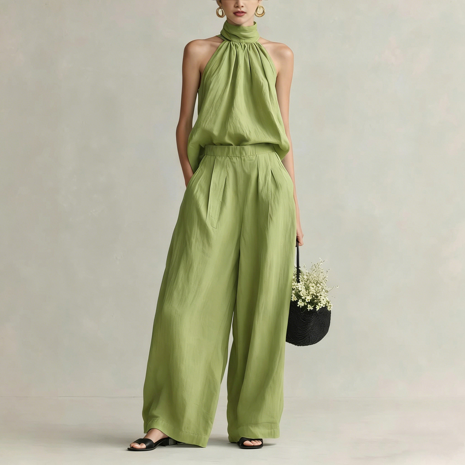 Completo da donna estivo 2026  - Linen Pant Wide recensione e prezzo