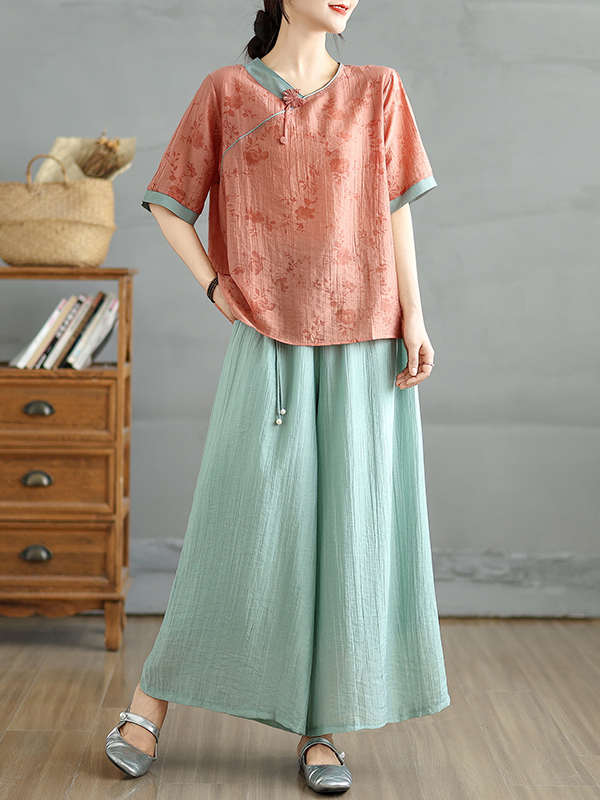 Completo Due Pezzi Estivo da D - Linen Pant Wide recensione e prezzo