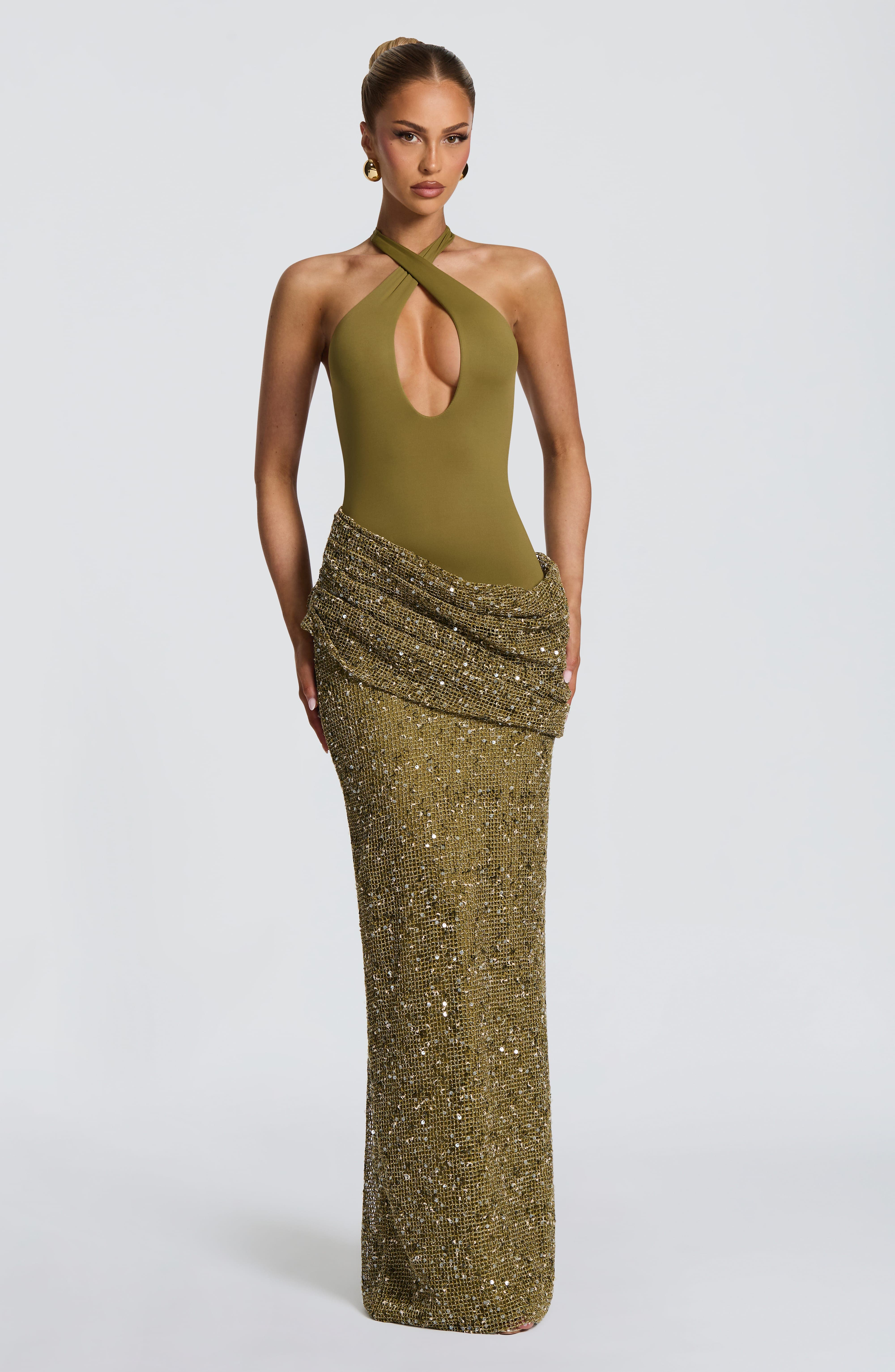 Abito lungo da sera a sirena c - Maxi Dress Halter recensione e prezzo