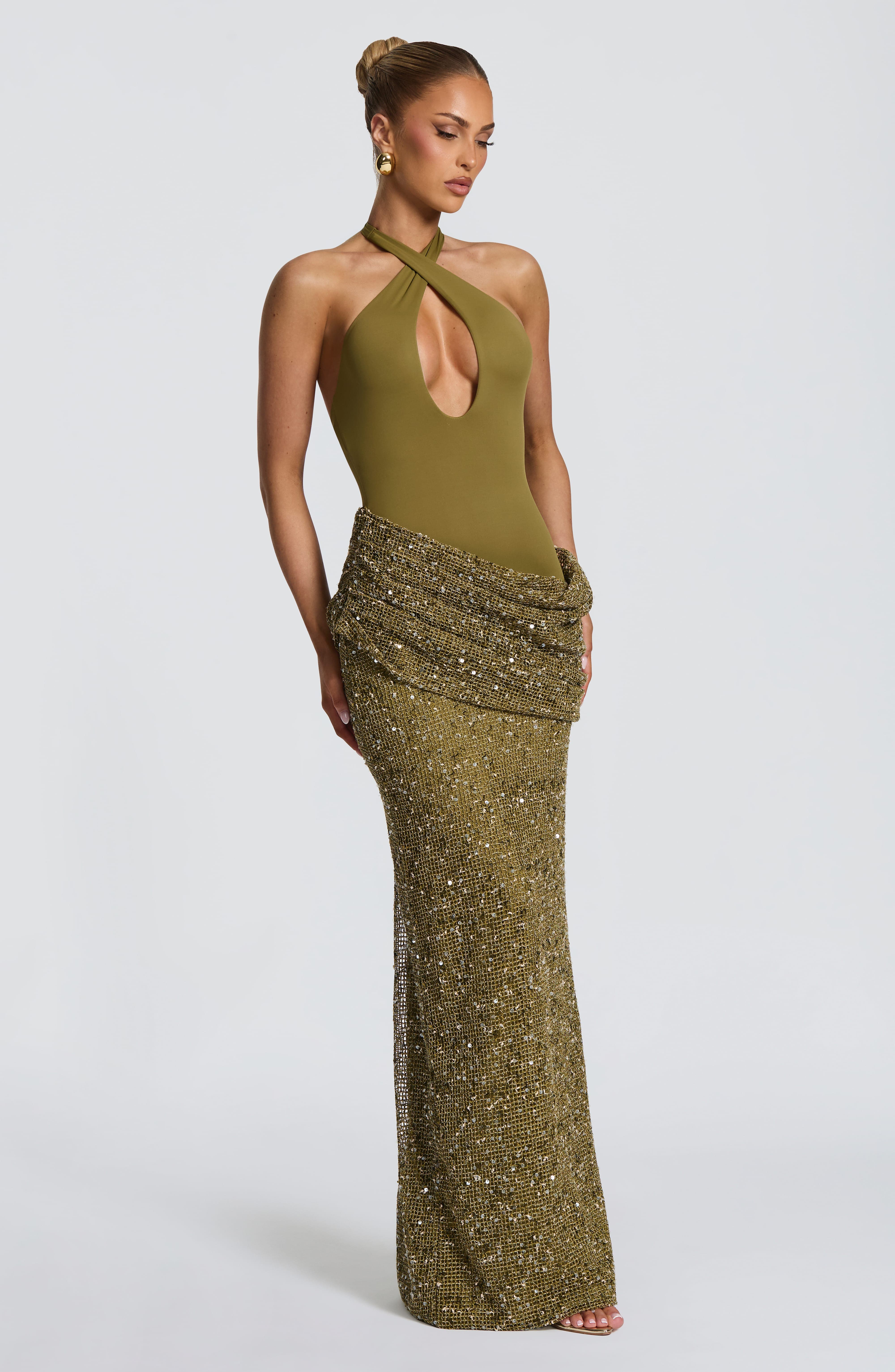 Abito lungo da sera a sirena c - Maxi Dress Halter recensione e prezzo