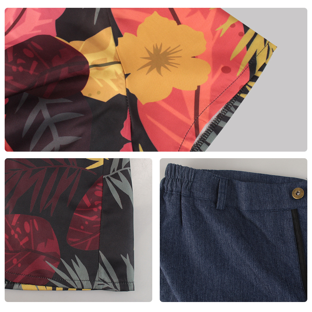 Set Camicia Floreale Tropicale - Shorts Denim Frayed recensione e prezzo