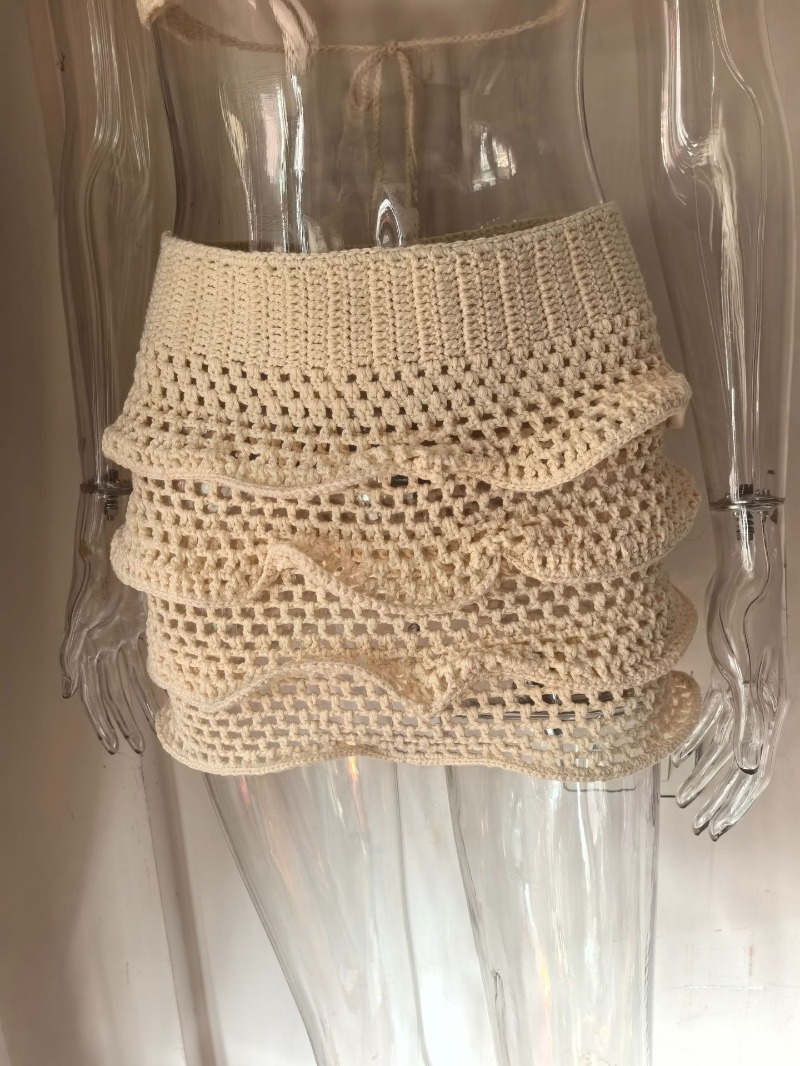 Completo da spiaggia da donna  - Crop Top Crochet recensione e prezzo