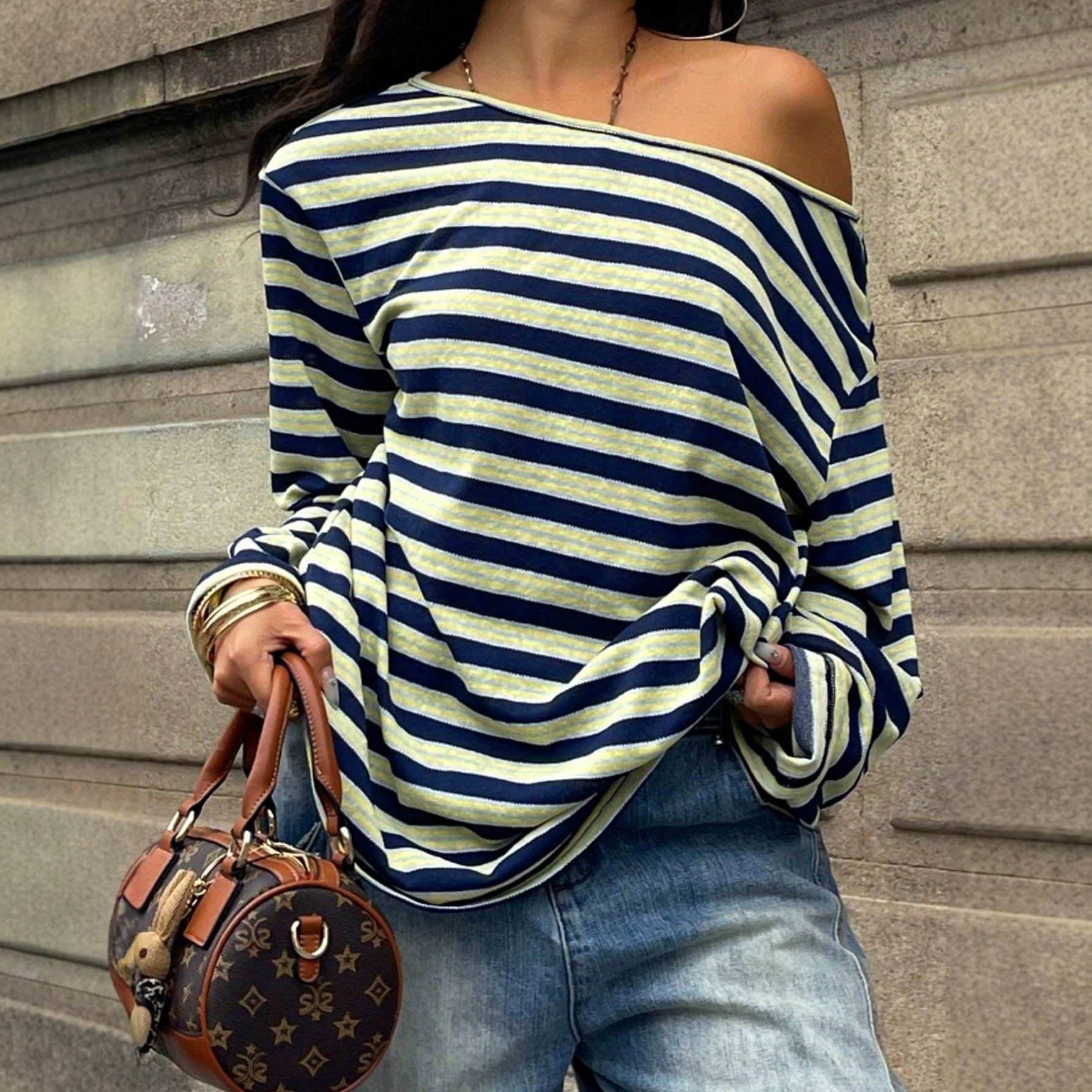 T-shirt da donna oversize a ri - Blouse Off Shoulder recensione e prezzo