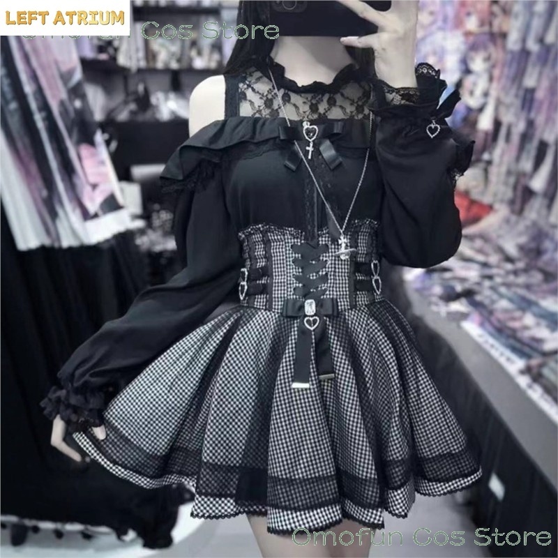 Jirai kei Lolita Dress Skirts  - Blouse Off Shoulder recensione e prezzo