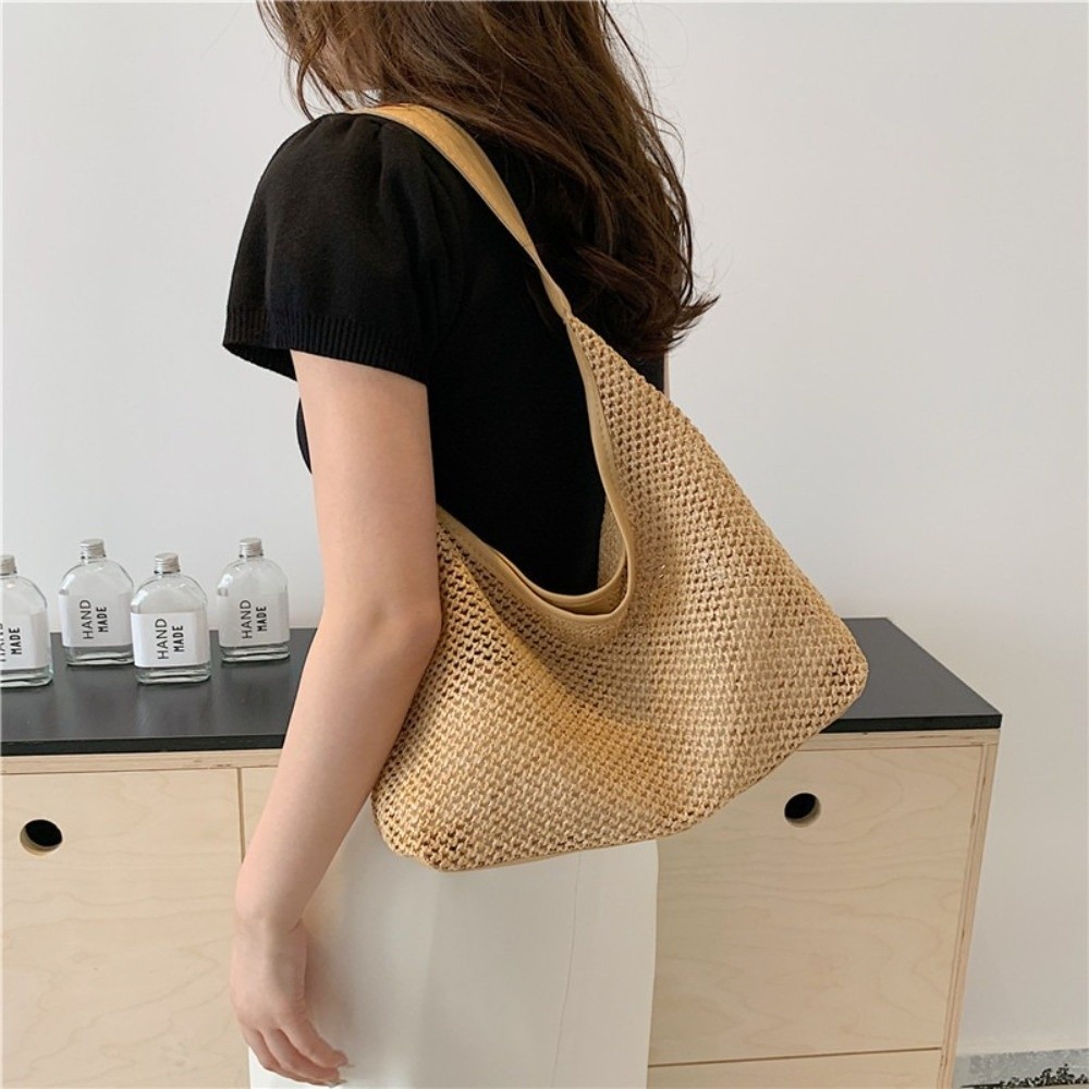 Borsa in Paglia Intrecciata Mo - Tote Bag Beach recensione e prezzo