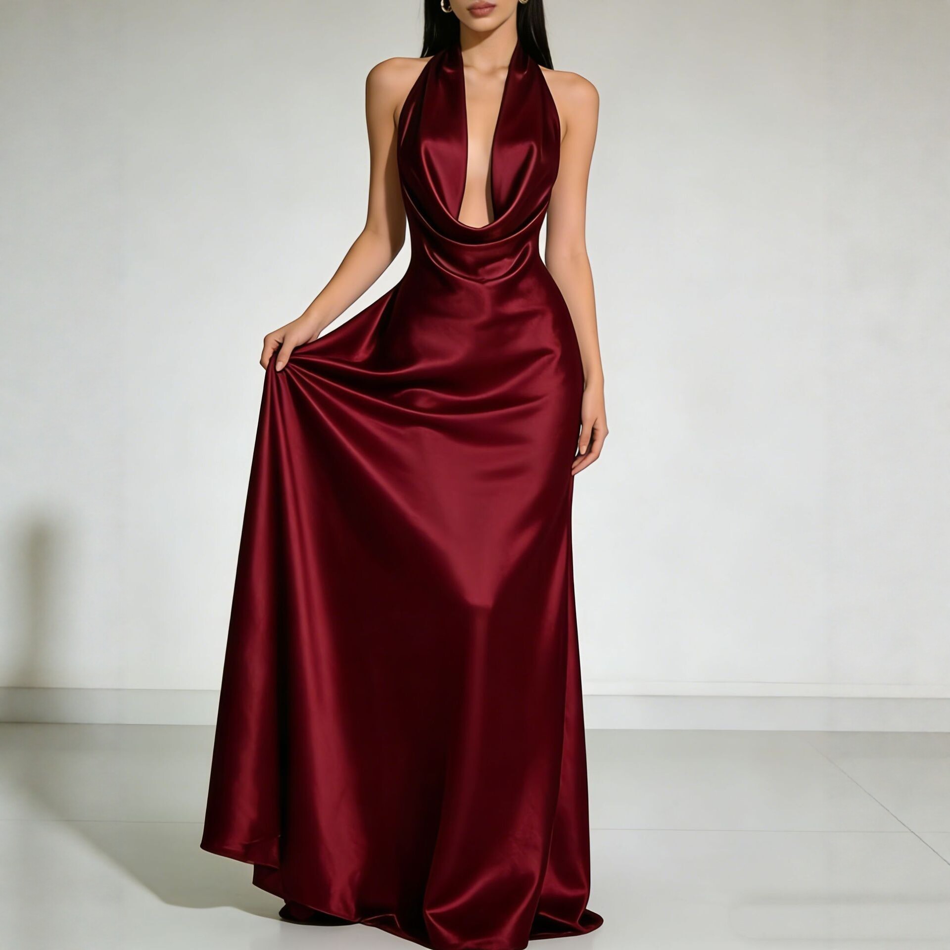 Abiti Eleganti da Cerimonia 20 - Maxi Dress Halter recensione e prezzo