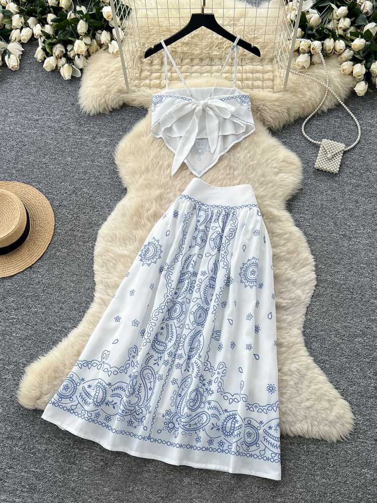 Completo estivo due pezzi con  - Romper Floral Print recensione e prezzo