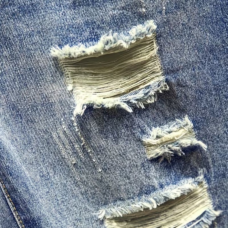 Pantaloncini Bermuda da Uomo i - Shorts Denim Frayed recensione e prezzo