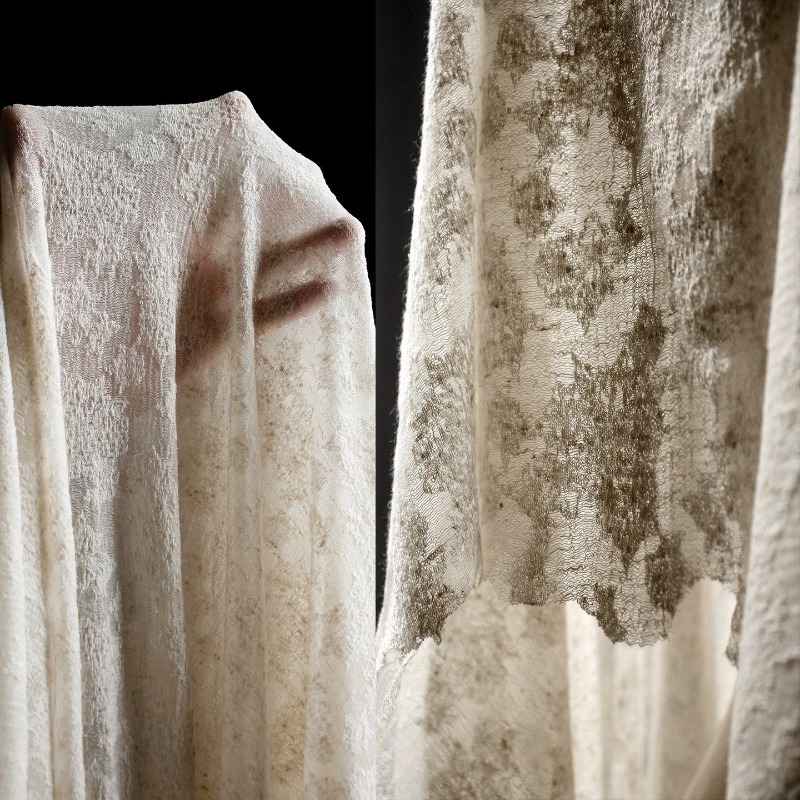 Tessuto in maglia di cotone e  - Linen Dress Wrap recensione e prezzo