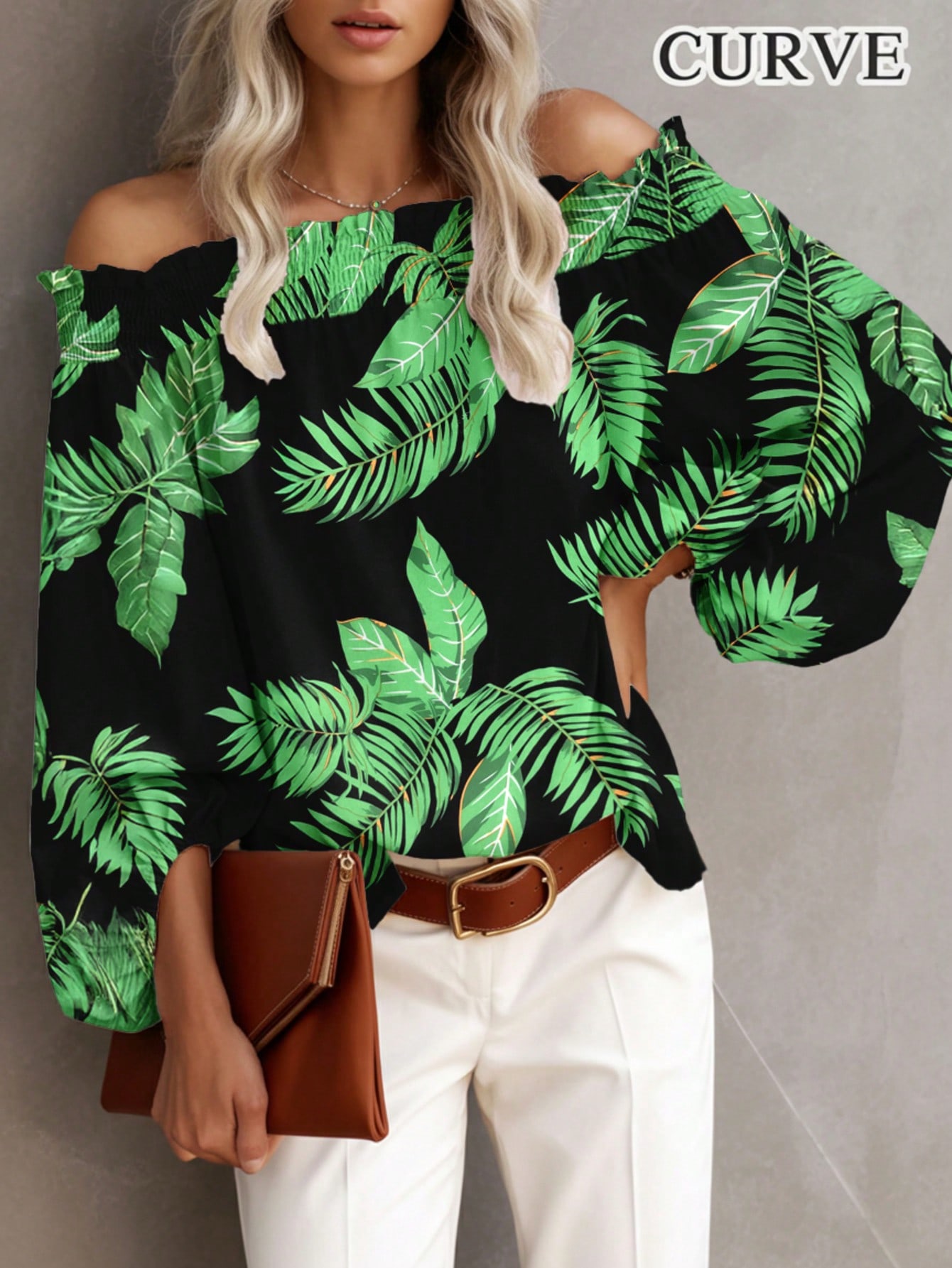 Camicetta da donna taglie fort - Blouse Off Shoulder recensione e prezzo