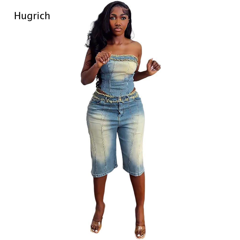 Completo da donna con top cort - Shorts Denim Frayed recensione e prezzo