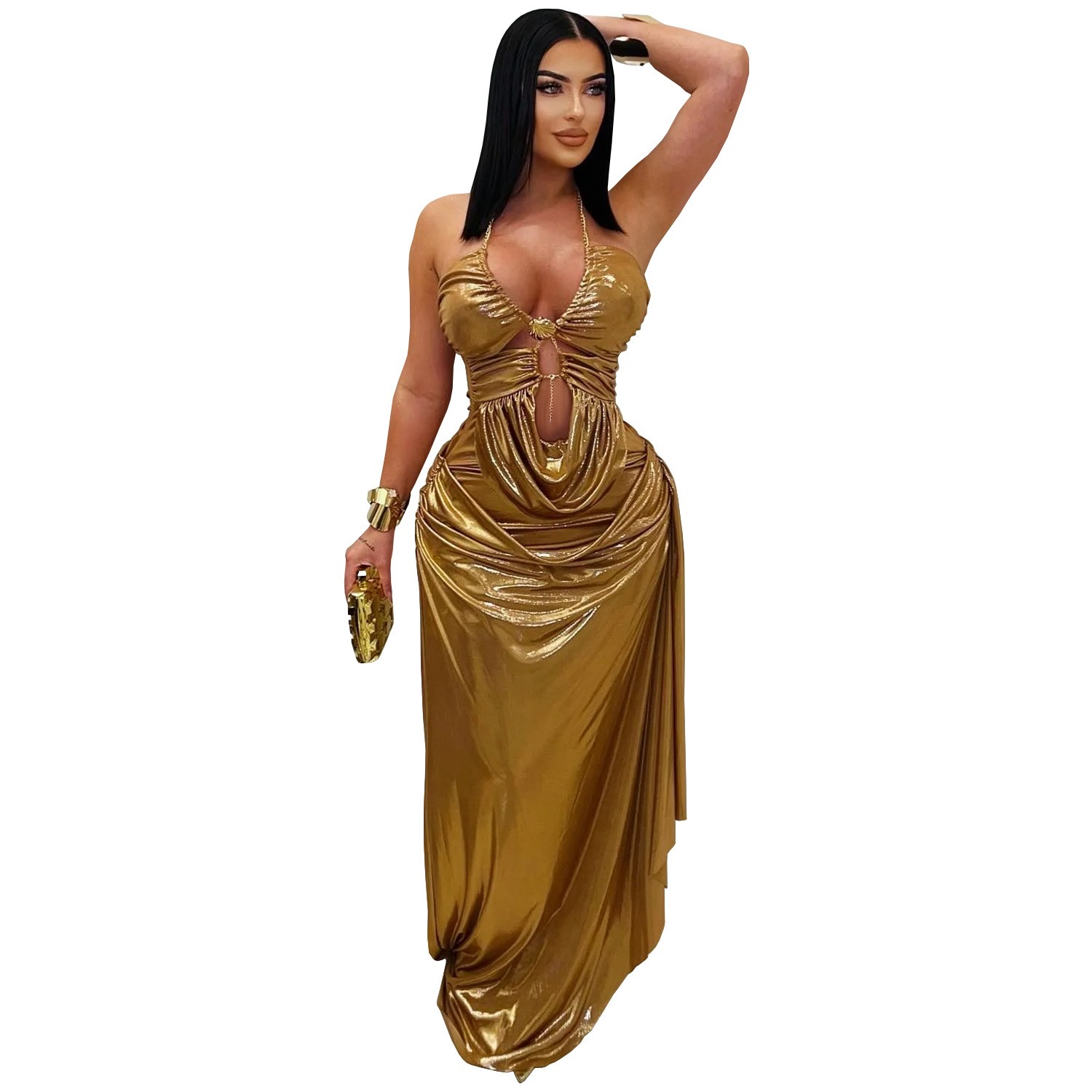 Abito da sera lungo da ballo p - Maxi Dress Halter recensione e prezzo