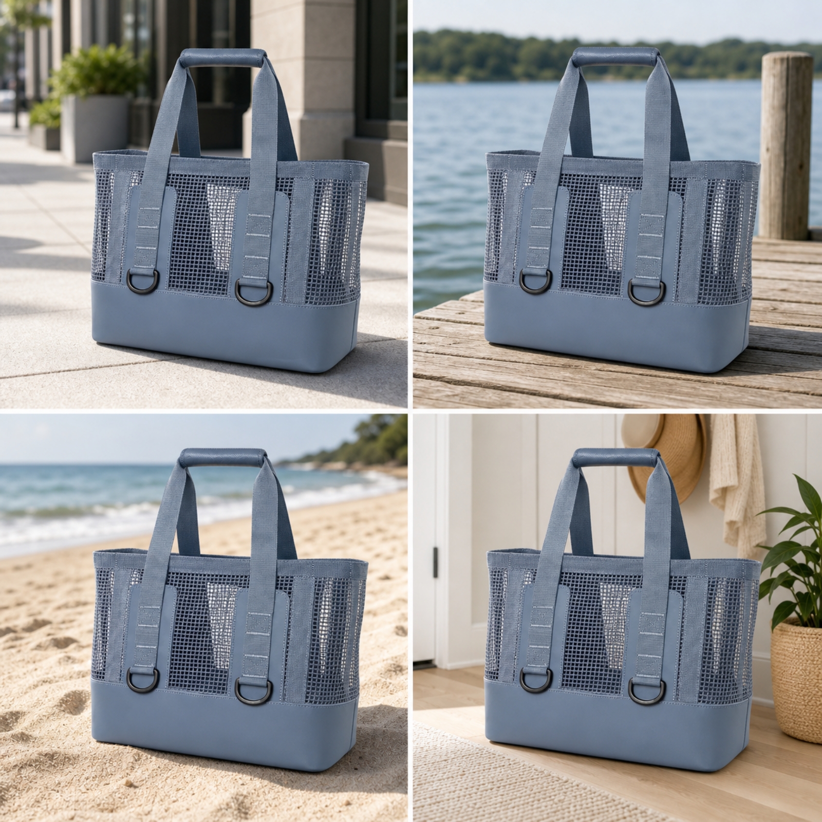 Borsa a rete ad asciugatura ra - Tote Bag Beach recensione e prezzo