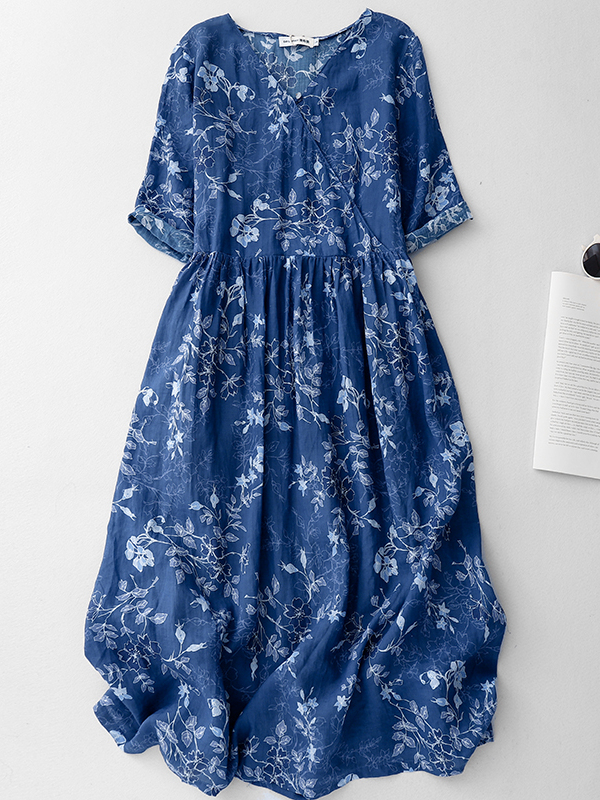 Abito Kimono Floreale Blu da D - Midi Skirt Floral recensione e prezzo