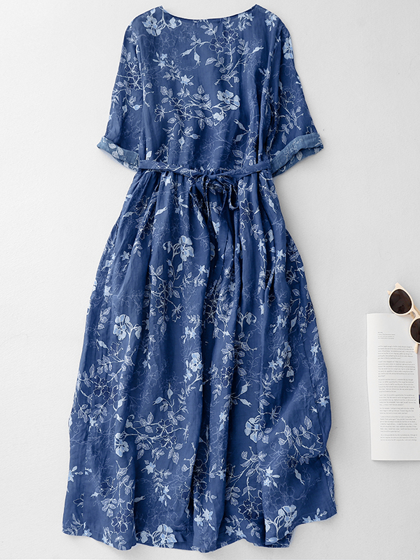 Abito Kimono Floreale Blu da D - Midi Skirt Floral recensione e prezzo