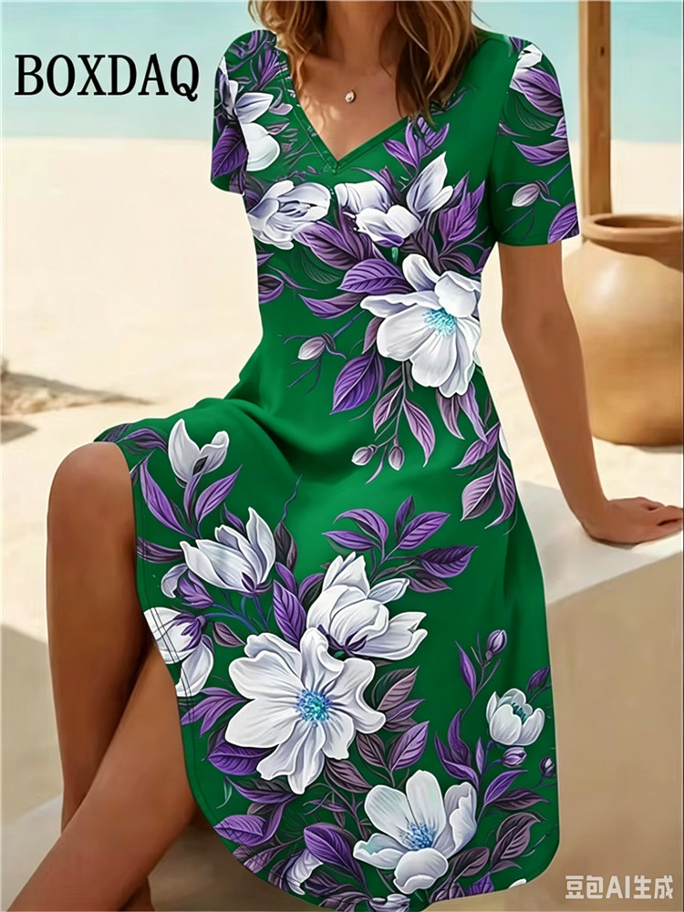 Abiti da donna taglie forti 6X - Romper Floral Print recensione e prezzo