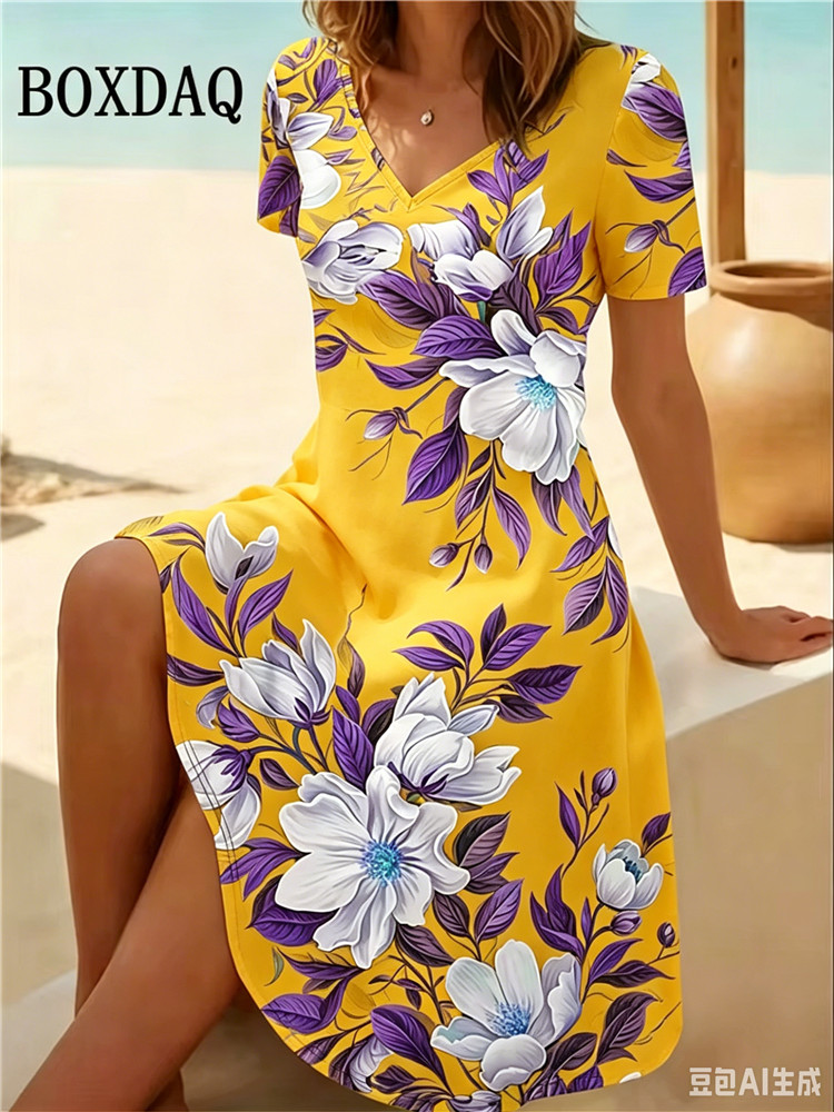 Abiti da donna taglie forti 6X - Romper Floral Print recensione e prezzo