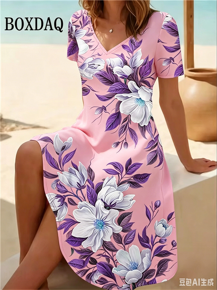 Abiti da donna taglie forti 6X - Romper Floral Print recensione e prezzo
