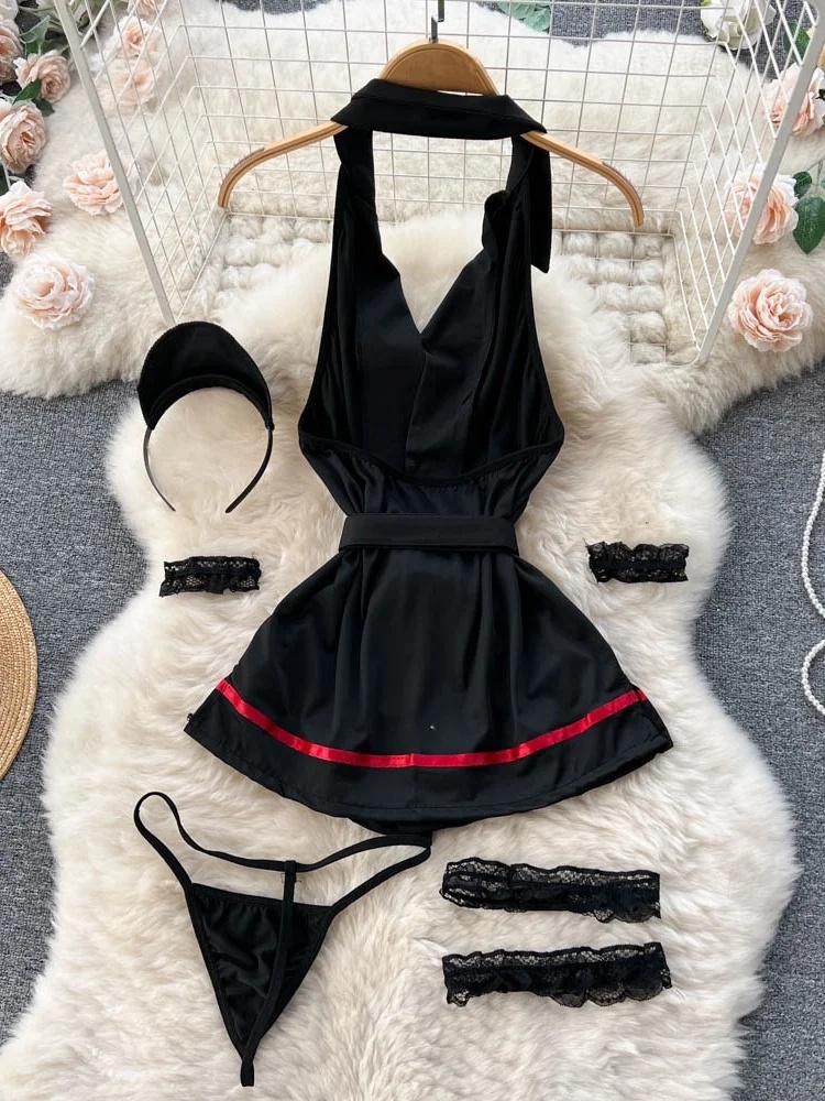 Completo Set Lingerie Sexy da  - Maxi Dress Halter recensione e prezzo