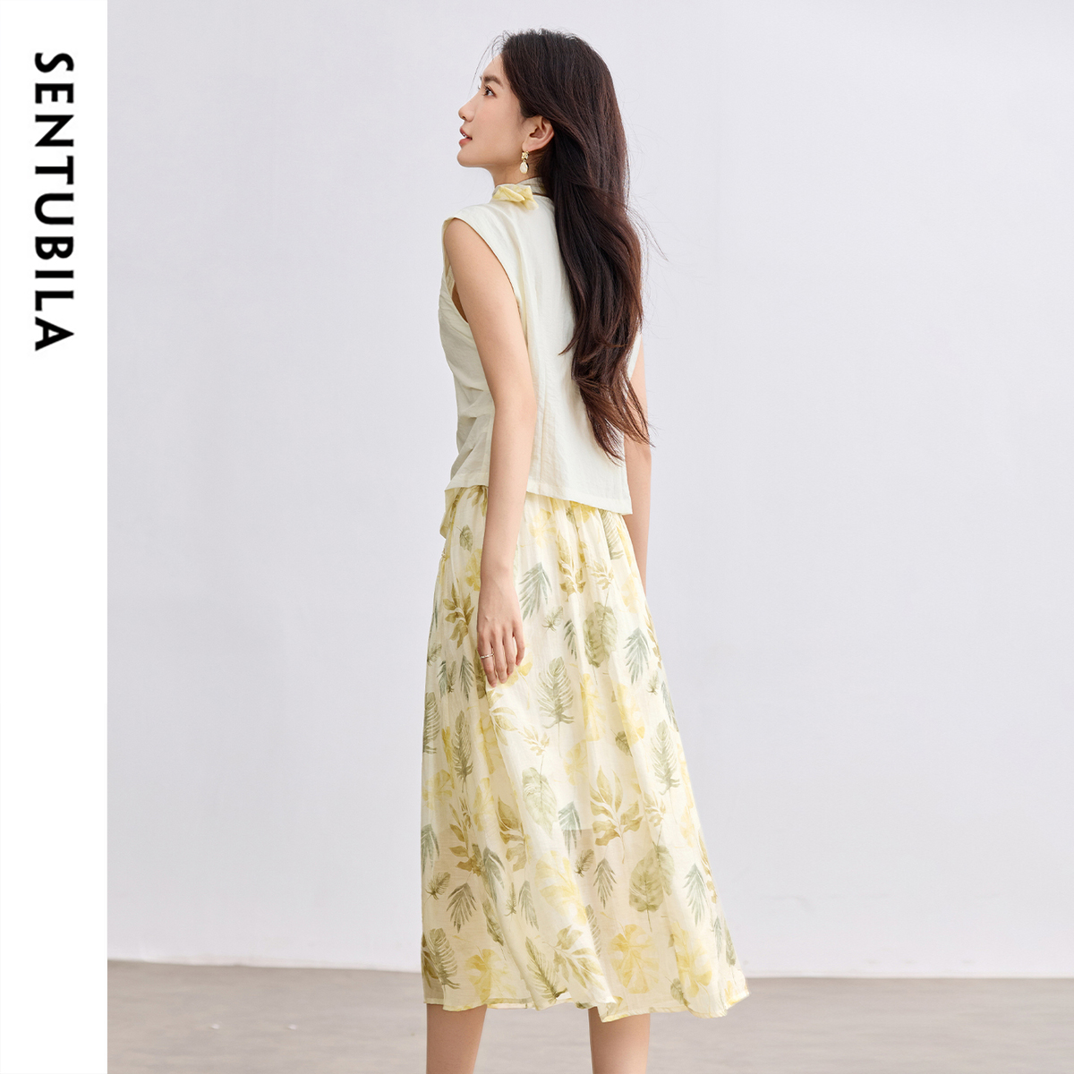 SENTUBILA Gonna elegante Set d - Midi Skirt Floral recensione e prezzo