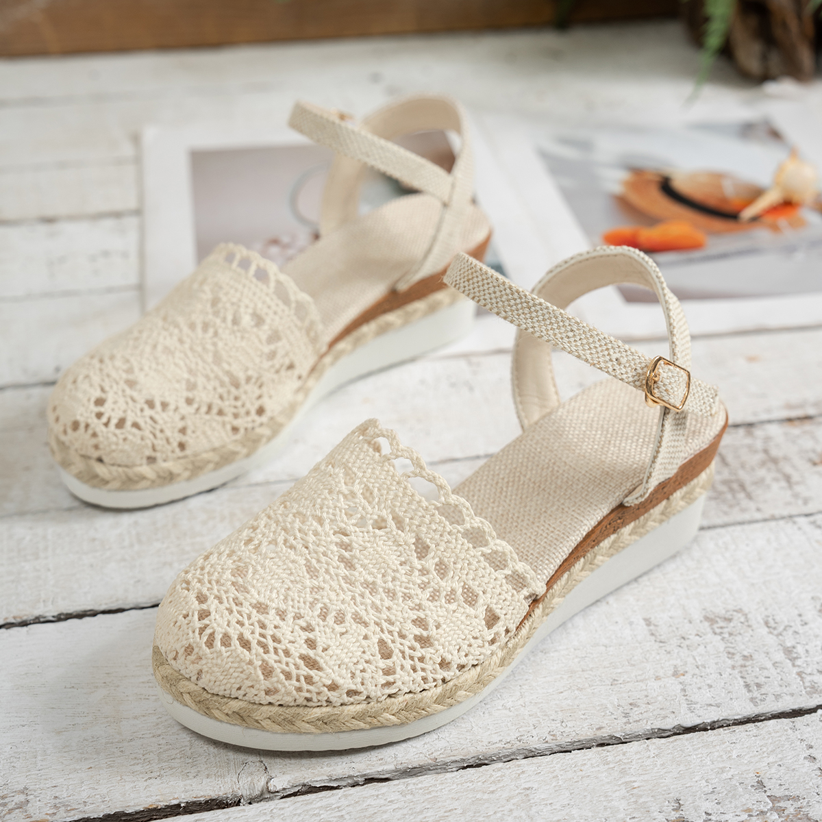Sandali con zeppa da donna 202 - Wedge Espadrille Women recensione e prezzo