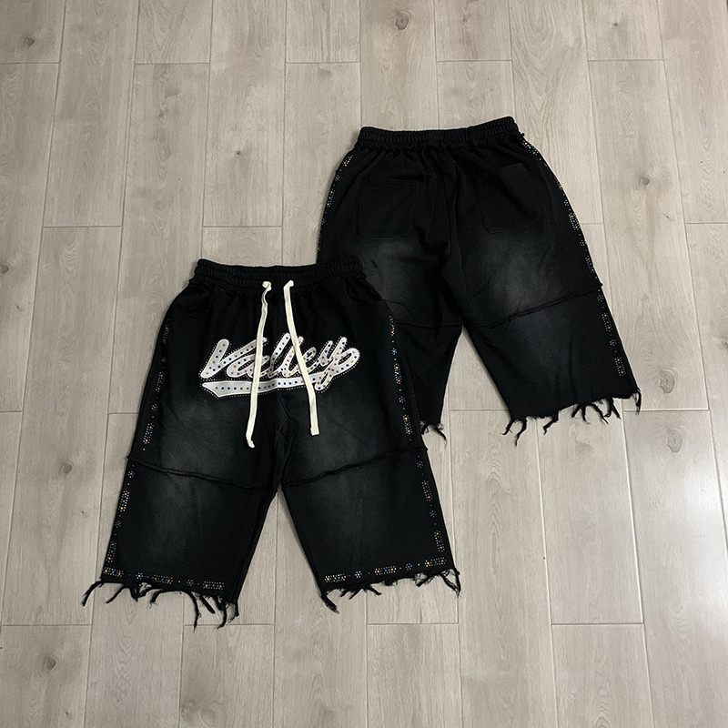 VALLEY Pantaloncini Casual Ner - Shorts Denim Frayed recensione e prezzo
