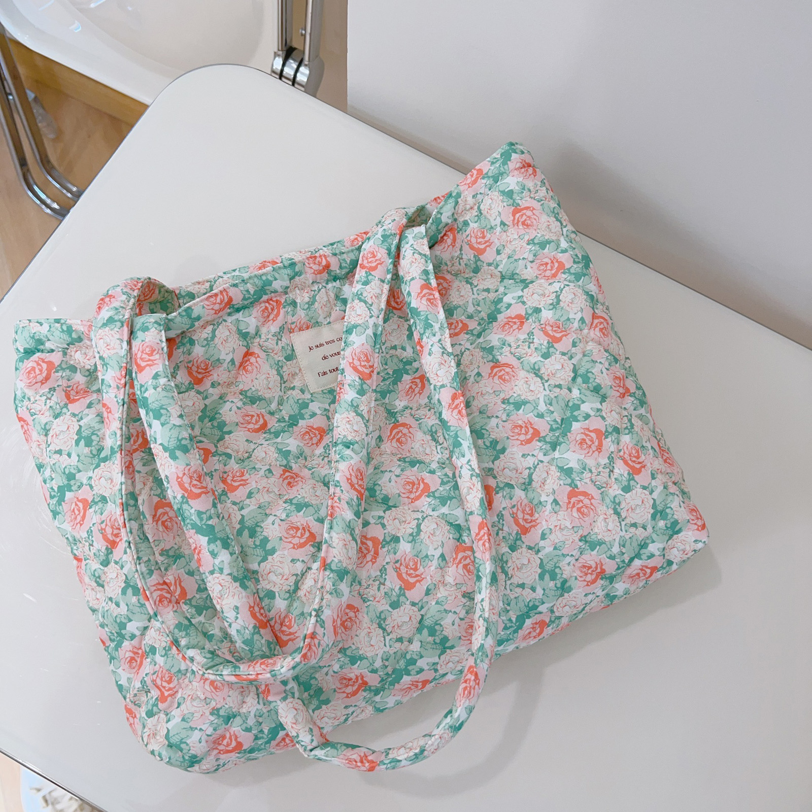 Borsa Tote Trapuntata Floreale - Tote Bag Beach recensione e prezzo