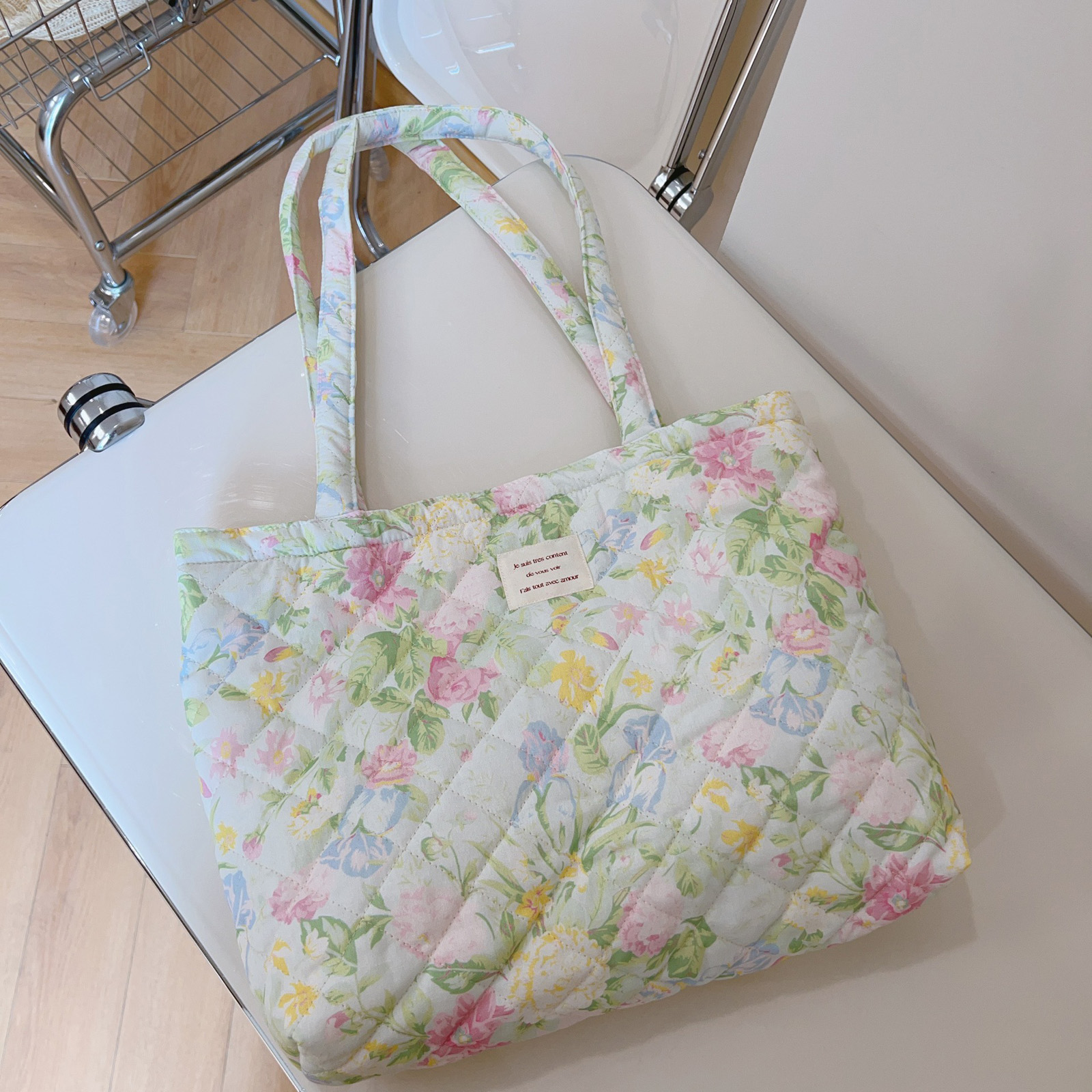 Borsa Tote Trapuntata Floreale - Tote Bag Beach recensione e prezzo