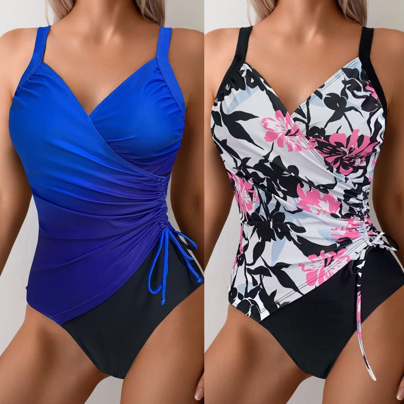 Tankini da donna con controllo - Swimsuit Bikini Ruched recensione e prezzo
