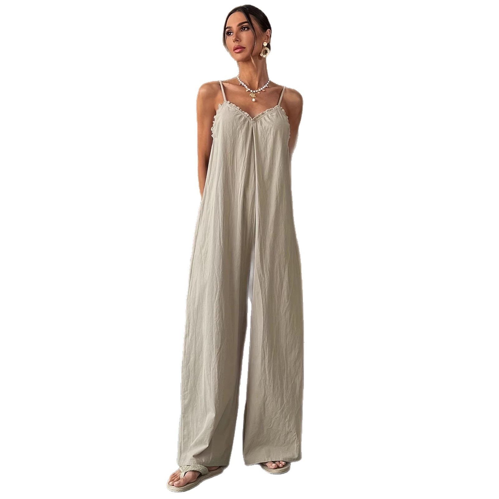 Tuta Estiva da Donna Senza Man - Jumpsuit Linen Relaxed recensione e prezzo