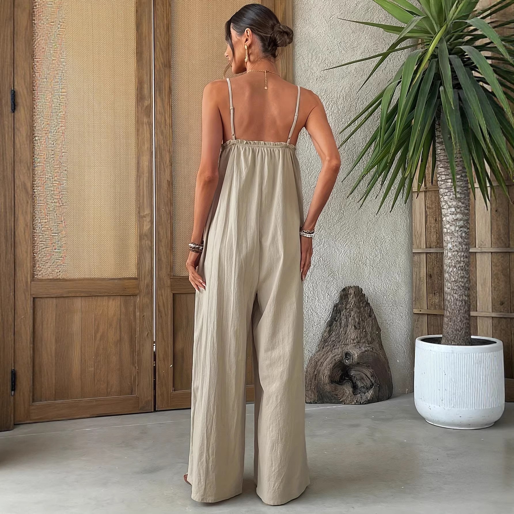 Tuta Estiva da Donna Senza Man - Jumpsuit Linen Relaxed recensione e prezzo